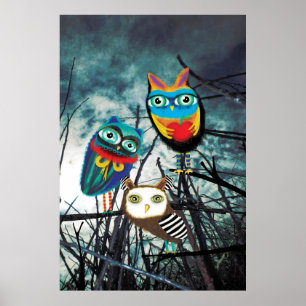 Uil Bos Poster