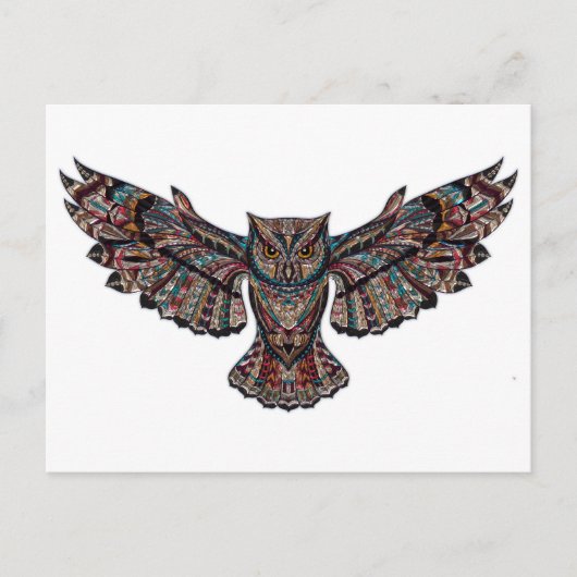 Uil Briefkaart (Voorkant)
