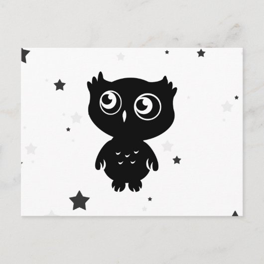 Uil Briefkaart (Voorkant)