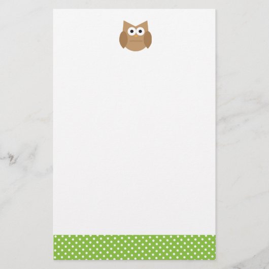 Uil Briefpapier (Voorkant)