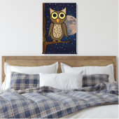 uil canvas afdruk (Insitu (Slaapkamer))