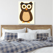 uil canvas afdruk (Insitu (Slaapkamer))