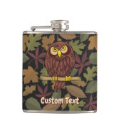 Uil Cartoon Fles Heupfles (Voorkant)