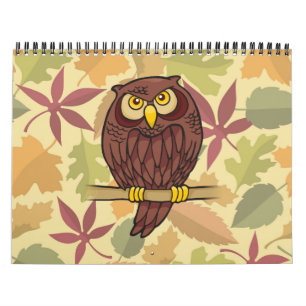 Uil Cartoon Kalender