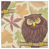 Uil Cartoon Pattern Stof (Close Up)