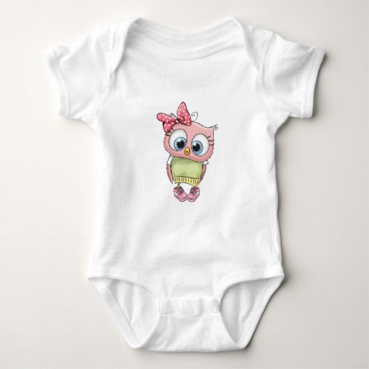 Uil Cartoon Romper (Voorkant)