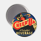  Uil Cheer Up Soda Pop Sign Ad Graphics Magneet (Voorkant / Achterkant)