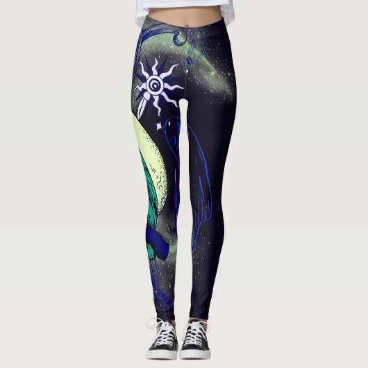 Uil en geest leggings (Voorkant)