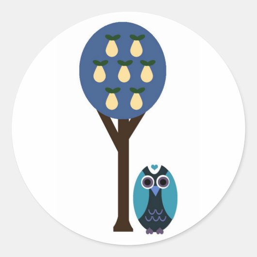 Uil en Tree stickers (Voorkant)