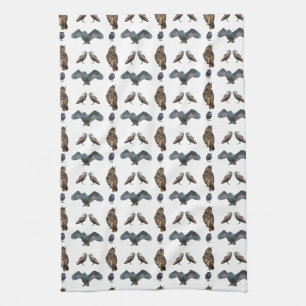 Uil Frenzy Keukenhanddoek (kies kleur)