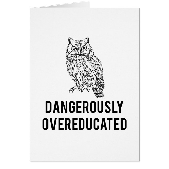 uil, gevaarlijk overgeschoold (Voorkant)