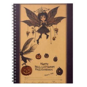 Uil Hauntings Spooky Halloween Notitieboek