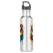 Uil Head - Uil Waterfles - Schattigee Uil Waterfles (Achterkant)