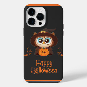 Uil/Herfst/Herfst/Halloween/pompoen iPhone 14 Pro Max Hoesje