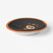 Uil/Herfst/Herfst/Halloween/pompoen Papieren Kommen (Gebogen)