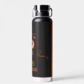 Uil/Herfst/Herfst/Halloween/pompoen Waterfles (Achterkant)