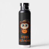 Uil/Herfst/Herfst/Halloween/pompoen Waterfles (Links)