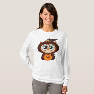 Uil/Herfst/Val/herfst/Halloween/pompoen T-shirt