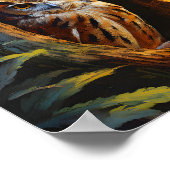 Uil in boom 3 poster (Hoek)