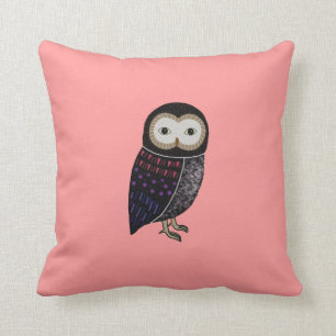 Uil in het bos - Cute Funny Wild Owl Grafisch Kussen