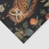 Uil in tapijt 1 Decoupage papier (Detail)