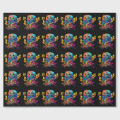 UIL KLEURRIJK ABSTRACT CADEAUPAPIER (Vlak)