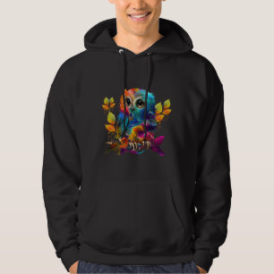 UIL KLEURRIJK ABSTRACT HOODIE