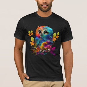 UIL KLEURRIJK ABSTRACT T-shirt