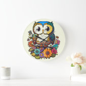 Uil Klok voor kinderkamer of kinderkamer (Huis)