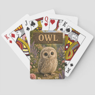 Uil Knuffel Baby Verhaalboek Nursery Dier Pokerkaarten