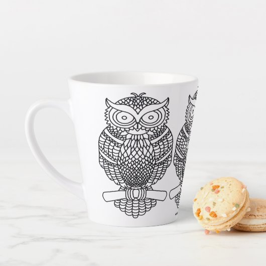 Uil - Latte mok (350ml) (In situ)