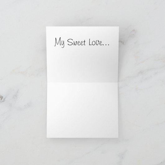 Uil Liefhebbers met Paraplu & Chocolade Doos | Voe Kaart (Binnen)