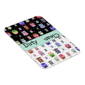 Uil liefhebbers Vaatwasser magneet (Rechterzijde)