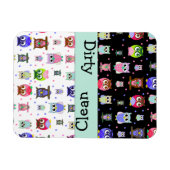 Uil liefhebbers Vaatwasser magneet (Horizontaal)