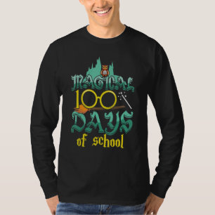 Uil Magisch 100ste Dag Magische Tovenaar Gelukkig T-shirt