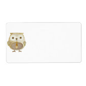 Uil met Stropdas label (Voorkant)