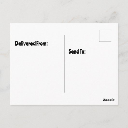 Uil met verjaardagshoed staand op taart briefkaart (Achterkant)