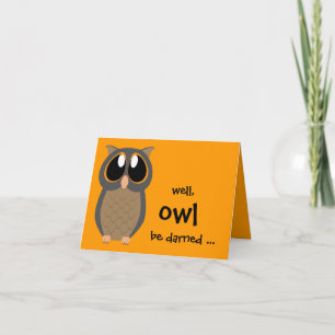 UIL moet verdorie... Opmerking Kaart Briefpapier