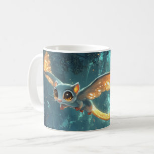 uil of een vleermuis koffiemok