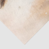 Uil op boeken Herfst Waterverf Tissuepapier (Detail)