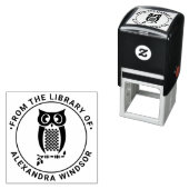 Uil op Branch Library Boeknaam Zelfinktende Stempel (In situ)