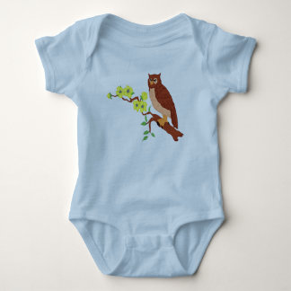 Uil op een tak Baby Romper