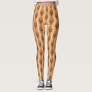 Uil (oranje) - Leggings