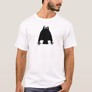 uil oud heidens beeld aardtekening symbool rotstek t-shirt