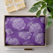 Uil (paars) - Tissuepapier (Geschenk)