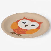 Uil Papieren Bordje (Gekanteld)