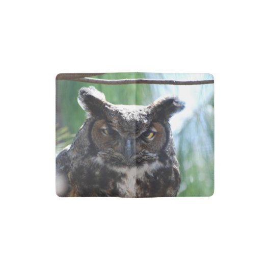 Uil Pocket Moleskine Notitieboekje (Geopend)