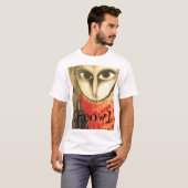uil psycho, theowl t-shirt (Voorkant volledig)