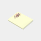 Uil repareert uw Computer Fun Geek Owl-bril niet Post-it® Notes (Schuin)