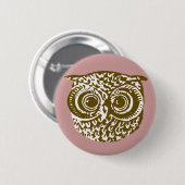 uil ronde button 5,7 cm (Voorkant /achterkant)
